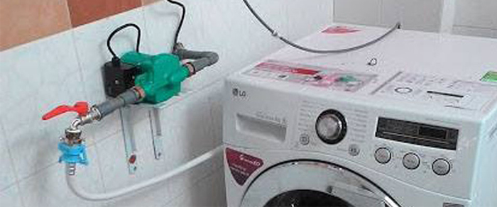 Khi nào nên dùng máy bơm tăng áp cho máy giặt ? | DIENMAYGIASI.VN