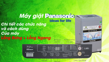 Hướng dẫn sử dụng máy giặt Panasonic