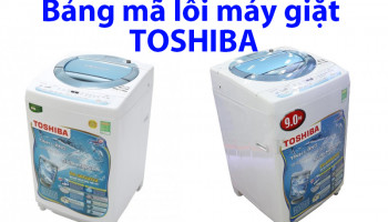 ma loi may giat Toshiba