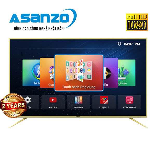 Smart Tivi Led Asanzo 50ES980 | 50 inch - DIENMAYGIASI.VN